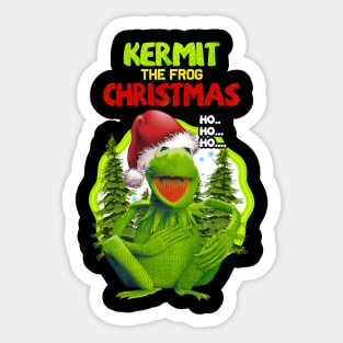 KERMIT THE FROG CHRISTMAS Sticker